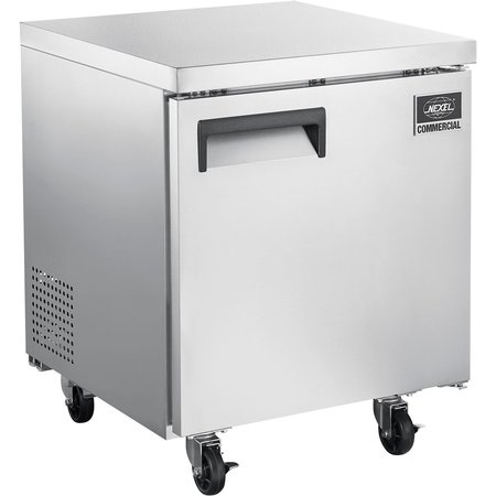 GLOBAL INDUSTRIAL Nexel Undercounter Freezer, Solid Door, 5.5 Cu. Ft., Stainless Steel 243089